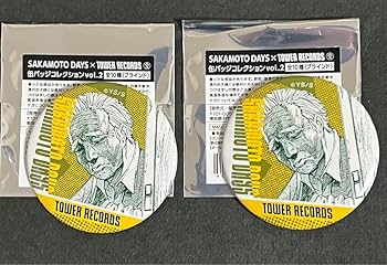 SAKAMOTO DAYS サカモトデイズ スラー タワレコ 缶バッジ SAKAMOTO DAYS サカモトデイズ 缶バッジコレクションvol.2 4箱